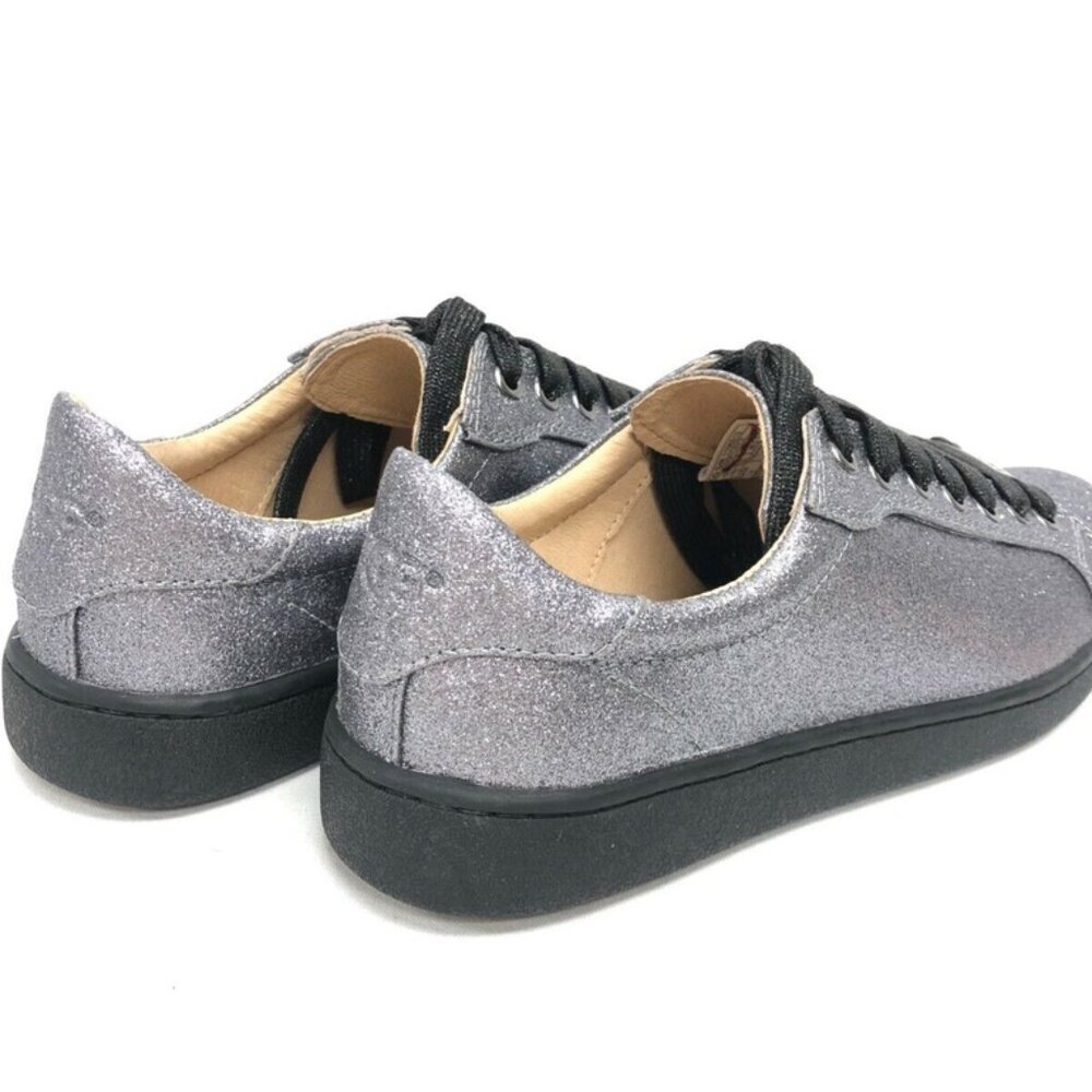 UGG Australia Milo Glitter Black Gunmetal Sneakers Tennis Shoes 1100213 Sz 8.5 - Picture 8 of 10